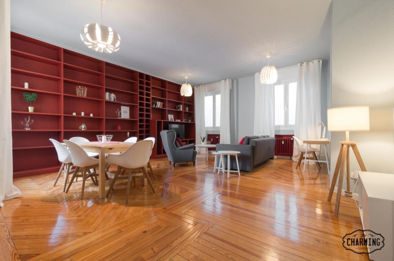 Appartamento Charming Gran Via Center Madrid Esterno foto