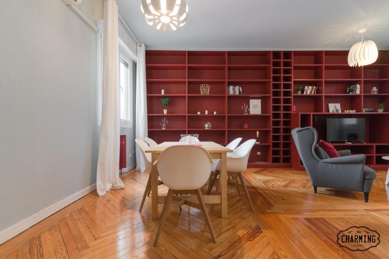 Appartamento Charming Gran Via Center Madrid Esterno foto